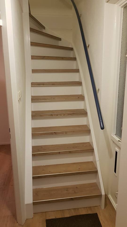 PVC vloer in trappenhuis